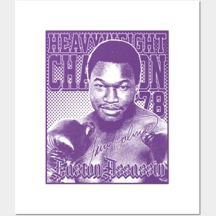 Larry Holmes Purple Posters and Art